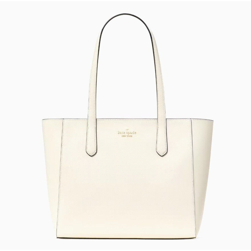 New Kate Spade Staci Medium Tote Saffiano Leather Meringue